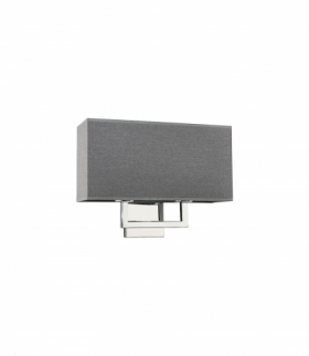 HOTEL Kinkiet w stylu nowoczesnym E27 max 25W LED Szary Nowodvorski 9304