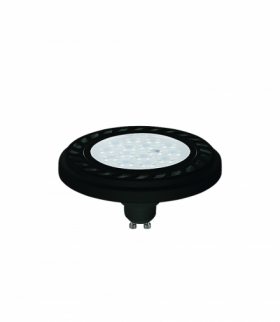 REFLECTOR LENS LED, GU10, ES111, 9W Żarówka LED max 9W 3000K 770lm Czarny Nowodvorski 9343