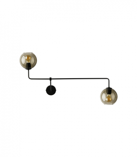 MONACO Kinkiet w stylu nowoczesnym E27 max 25W LED Czarny Nowodvorski 9362