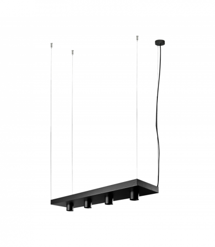 PLANT Lampa wisząca w stylu nowoczesnym GU10 max 10W LED Czarny Nowodvorski 9381