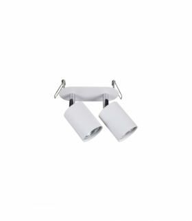 EYE FIT Lampa w stylu nowoczesnym GU10 max 2x10W LED Biały Nowodvorski 9395