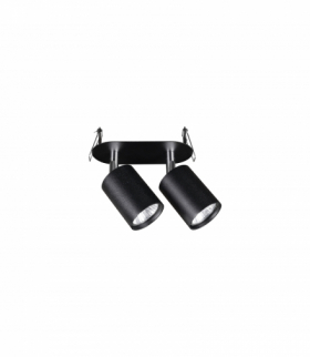 EYE FIT Lampa w stylu nowoczesnym GU10 max 2x10W LED Czarny Nowodvorski 9398