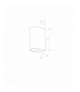 NICO Lampa w stylu nowoczesnym GU10 max 10W LED Grafitowy Nowodvorski 9517