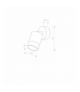 FALLON Lampa w stylu nowoczesnym GU10 max 10W LED Grafitowy Nowodvorski 9552