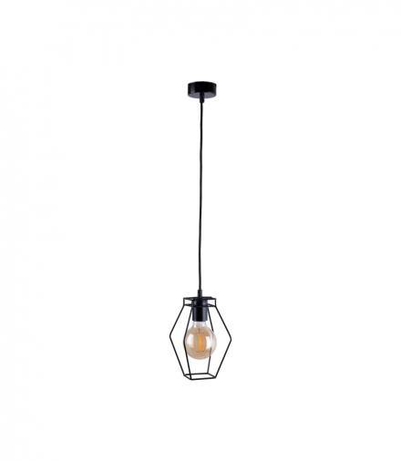FIORD Lampa wisząca w stylu industrialnym E27 max 25W LED Czarny Nowodvorski 9670