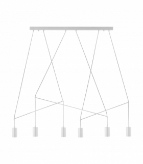 IMBRIA Lampa wisząca w stylu nowoczesnym GU10 max 10W LED Biały Nowodvorski 9674
