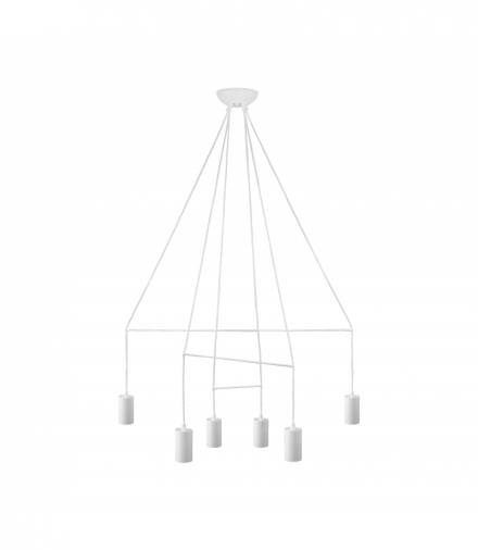 IMBRIA Lampa wisząca w stylu nowoczesnym GU10 max 10W LED Biały Nowodvorski 9676