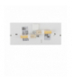 HAGA Kinkiet w stylu nowoczesnym G9 max 10W LED Grafitowy Nowodvorski 9710