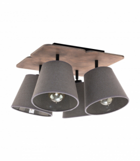 AWINION Lampa w stylu nowoczesnym E27 max 10W LED Szary Nowodvorski 9716