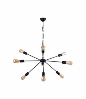 ROD Lampa wisząca w stylu nowoczesnym E27 max 25W LED Czarny Nowodvorski 9734