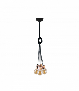 CABLE Lampa wisząca E27 max 7x60W Czarny Nowodvorski 9746