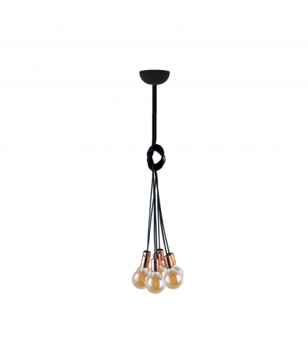 CABLE Lampa wisząca E27 max 7x60W Czarny Nowodvorski 9746