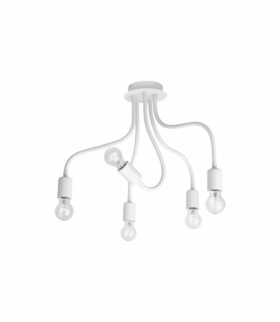 FLEX Lampa w stylu nowoczesnym E27 max 5x60W Biały Nowodvorski 9772