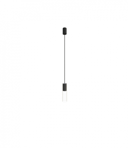 CYLINDER M Lampa wisząca w stylu nowoczesnym GU10 max 10W LED Transparentny Nowodvorski 7865