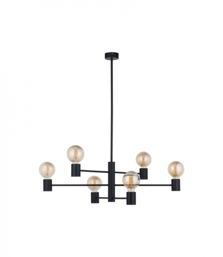 RADIUS Lampa wisząca w stylu nowoczesnym E27 max 25W LED Czarny Nowodvorski 7932