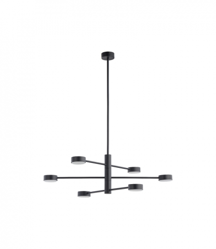 ORBIT Lampa wisząca w stylu nowoczesnym GX53 max 12W LED Czarny Nowodvorski 7946