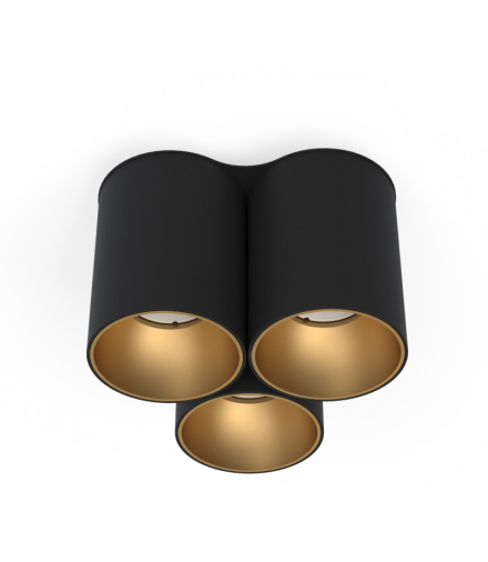 EYE TONE Lampa w stylu glamour GU10 max 10W LED Czarny Nowodvorski 8092