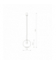 SPHERE L Lampa wisząca w stylu nowoczesnym E27 max 25W LED Transparentny Nowodvorski 7850