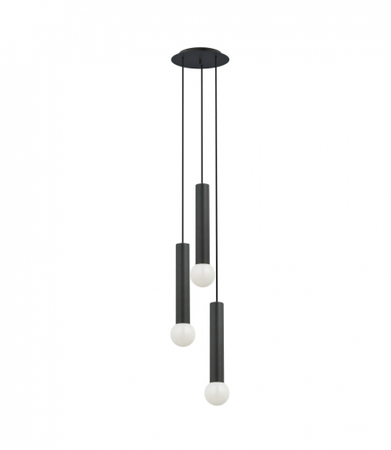 BATON Lampa wisząca w stylu nowoczesnym E27 max 10W LED Czarny Nowodvorski 7856