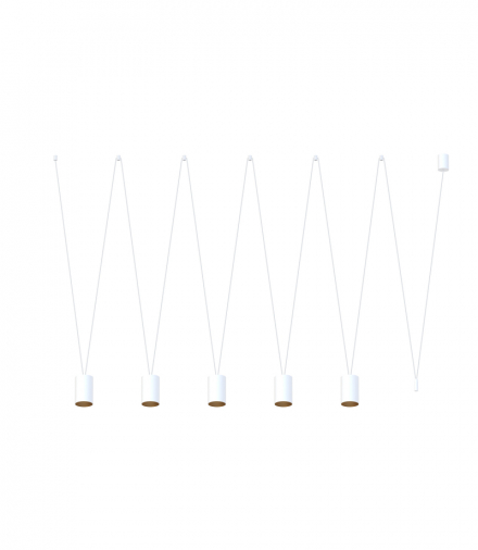 MORE TONE Lampa wisząca w stylu nowoczesnym GU10 max 10W LED Biały Nowodvorski 7821