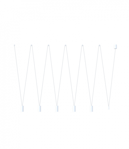 MORE EYE Lampa wisząca w stylu nowoczesnym GU10 max 10W LED Biały Nowodvorski 7826