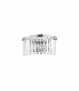 CRISTAL Kinkiet w stylu glamour E14 max 25W LED Transparentny Nowodvorski 7632