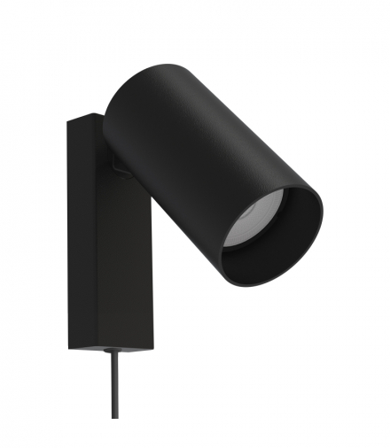 MONO Kinkiet regulowany z wyłącznkiem w stylu nowoczesnym GU10 max 10W LED Czarny Nowodvorski 7786