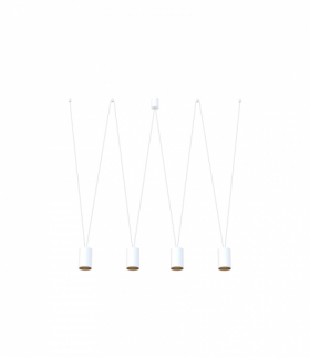 MORE TONE Lampa wisząca w stylu nowoczesnym GU10 max 10W LED Biały Nowodvorski 7816