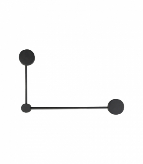 ORBIT Kinkiet w stylu nowoczesnym GX53 max 12W LED Czarny Nowodvorski 7804