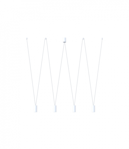 MORE EYE Lampa wisząca w stylu nowoczesnym GU10 max 10W LED Biały Nowodvorski 7824