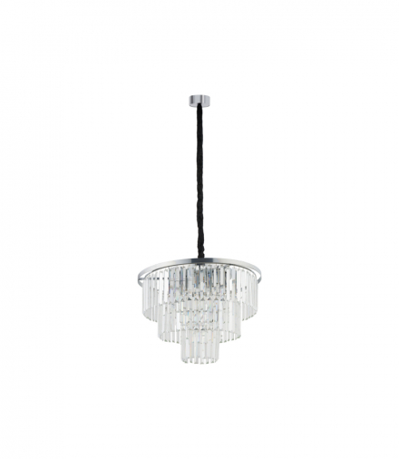 CRISTAL M Żyrandol w stylu glamour E14 max 25W LED Transparentny Nowodvorski 7617