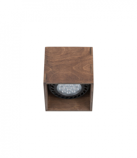 DALE Lampa w stylu nowoczesnym GU10 ES111 max 15W Ciemne drewno Nowodvorski 7612