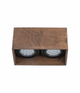 DALE Lampa w stylu nowoczesnym GU10 ES111 max 15W Ciemne drewno Nowodvorski 7613