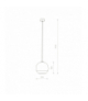 GLOBE PLUS S Lampa wisząca w stylu nowoczesnym E27 max 25W LED Chrom Nowodvorski 7605