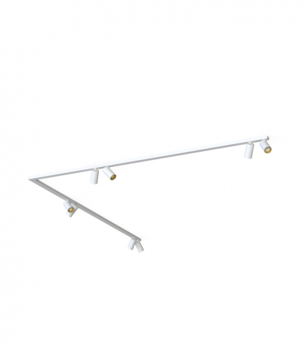 MONO CORNER 2x200 Lampa w stylu nowoczesnym GU10 max 10W LED Biały Nowodvorski 7697