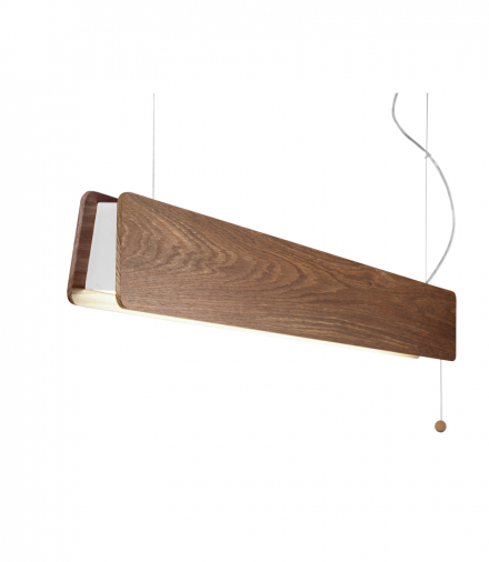 OSLO LED 90 Lampa wisząca LED TUBE T8 max 16W Palony dąb Nowodvorski 7522