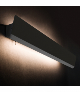 WING LED Kinkiet regulowany z wyłącznkiem LED TUBE T8 max 11W Czarny Nowodvorski 7550