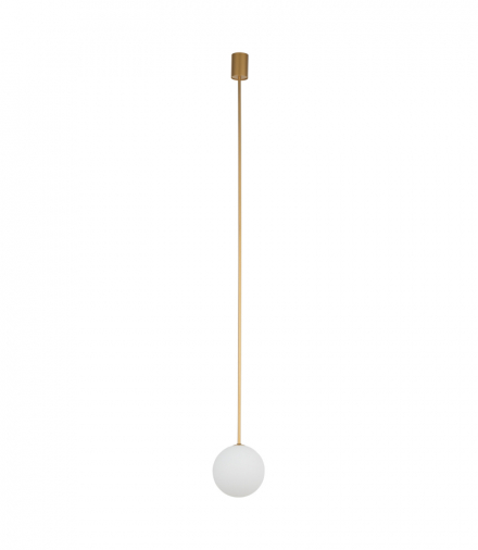 KIER L Lampa wisząca w stylu nowoczesnym G9 max 12W LED Satynowy złoty Nowodvorski 10308