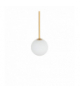 KIER L Lampa wisząca w stylu nowoczesnym G9 max 12W LED Satynowy złoty Nowodvorski 10308