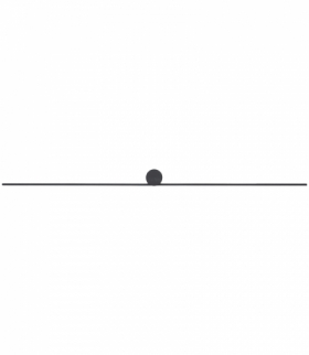 SPIN LED L Kinkiet w stylu nowoczesnym LED max 16W 3000K 600lm Czarny Nowodvorski 10371