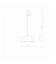 HEMISPHERE SUPER S Lampa wisząca w stylu nowoczesnym GX53 max 12W LED Satynowy czekoladowy Nowodvorski 10618
