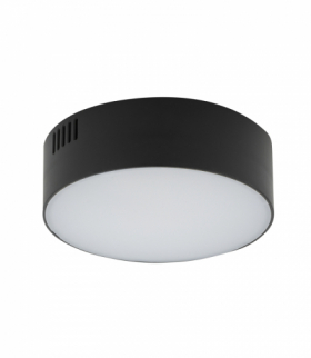 LID ROUND LED 15W Lampa w stylu nowoczesnym max 15W 4000K 1300lm Czarny Nowodvorski 10415