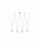 SLING IV Lampa wisząca w stylu nowoczesnym G9 max 12W LED Czarny Nowodvorski 10354