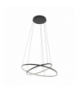 CIRCOLO LED Lampa wisząca w stylu nowoczesnym LED max 35W 3000K 1200lm Czarny Nowodvorski 10814