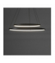 CIRCOLO LED Lampa wisząca w stylu nowoczesnym LED max 35W 3000K 1200lm Czarny Nowodvorski 10814