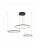 CIRCOLO LED Lampa wisząca w stylu nowoczesnym LED max 45W 3000K 1600lm Czarny Nowodvorski 10817