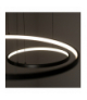 CIRCOLO LED Lampa wisząca w stylu nowoczesnym LED max 45W 3000K 1600lm Czarny Nowodvorski 10817