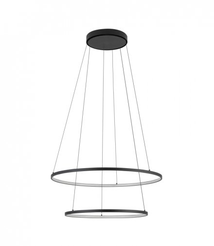 CIRCOLO LED Lampa wisząca w stylu nowoczesnym LED max 35W 4000K 1300lm Czarny Nowodvorski 10864