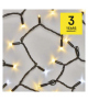 Oświetlenie łączone Profi - łańcuch 100LED 10m, ciepła biel+zimna biel miga, czarny EMOS Lighting D2AN01