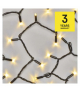 Oświetlenie łączone Profi - łańcuch 50 LED 5m ciepła biel, czarny przewód, IP44 EMOS Lighting D2AW01
